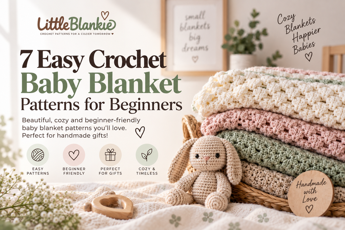 7 Easy Crochet Baby Blanket Patterns for Beginners